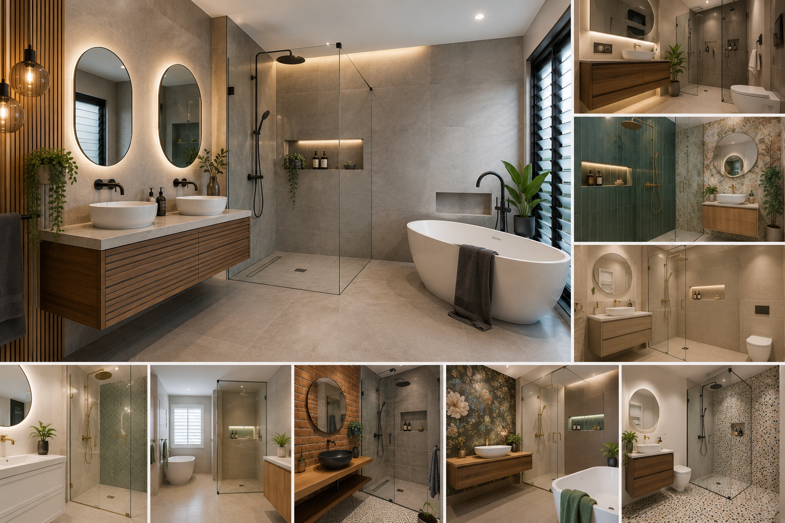 Full bathroom renovation showcase