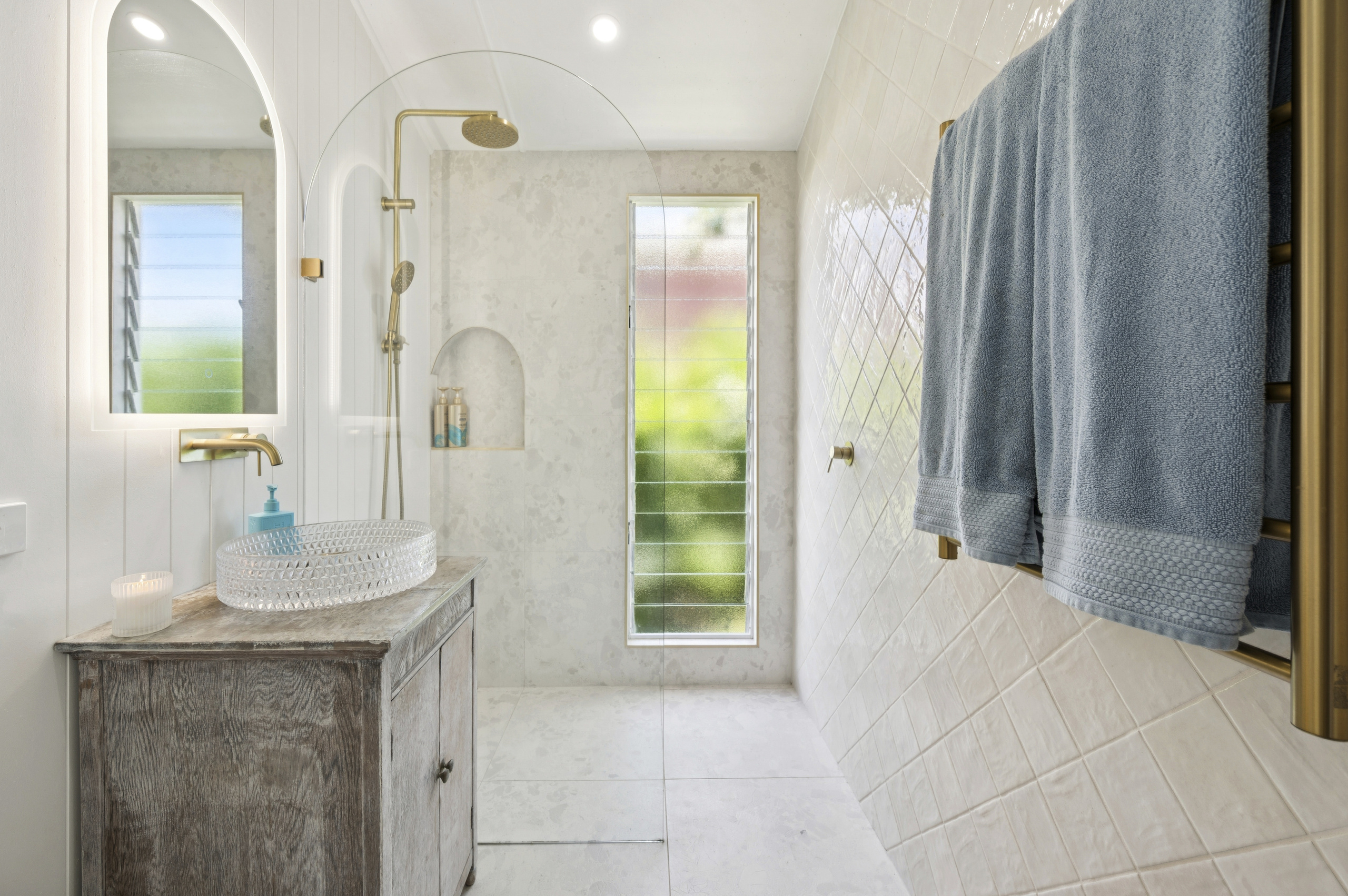 Modern Brisbane shower renovation